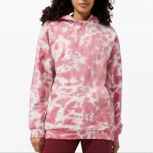 Lululemon All Yours Hoodie Pink Tie Dye